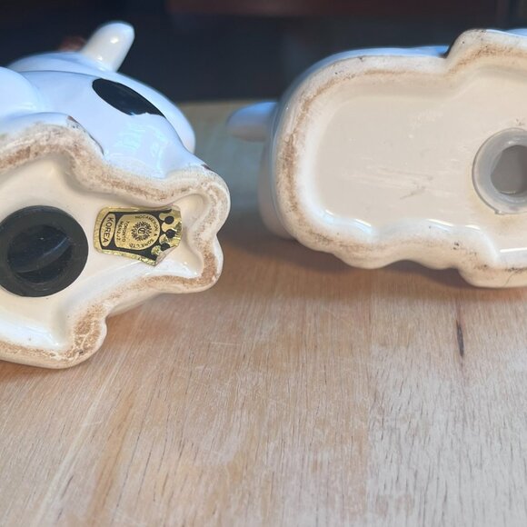 (VC) Vintage. Collectible. Kitchen. Cows. Salt & Pepper - Picture 6 of 10